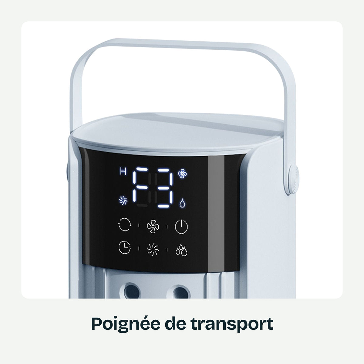 Poignée de transport du refroidisseur d'air Nuvian